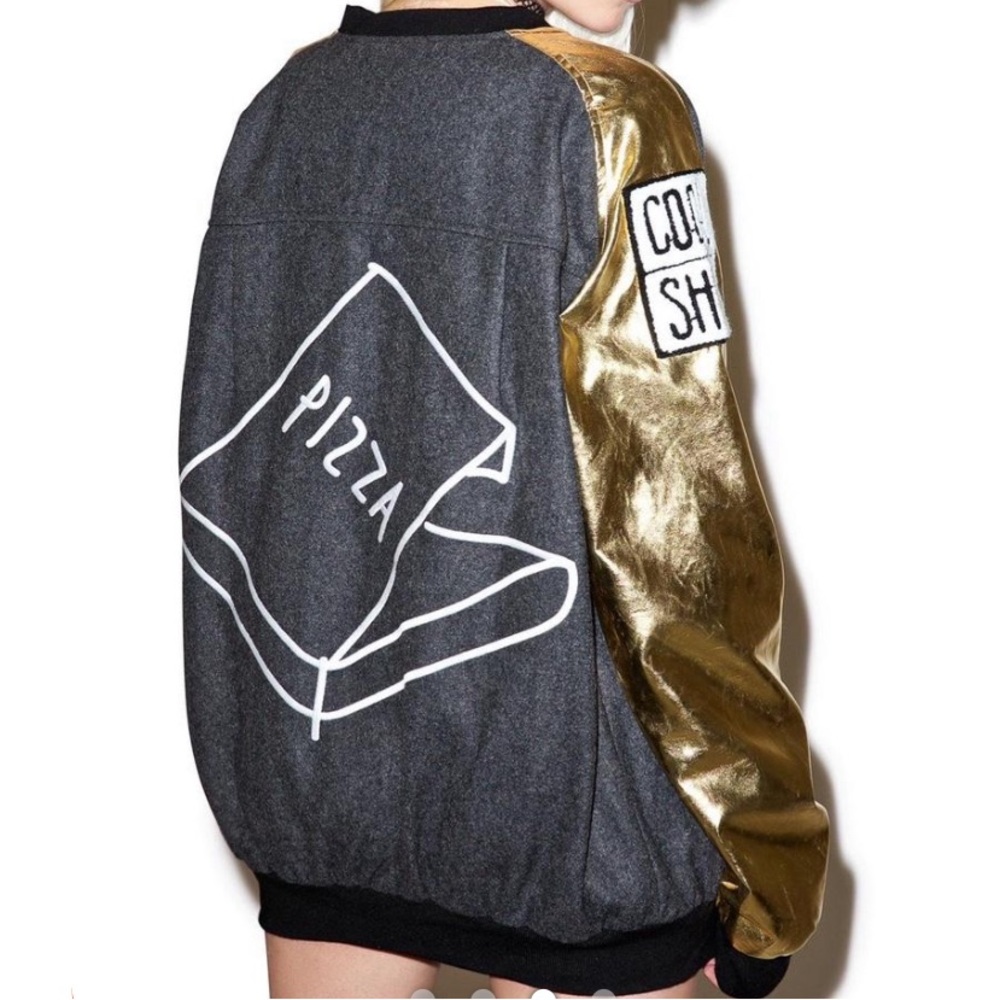‘Cool Sh*t’ Pizza Varsity Jacket